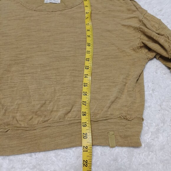 Free People We The Free Women's Patchwork Pullover Long Sleeve Sweater Size M - Picture 5 of 9